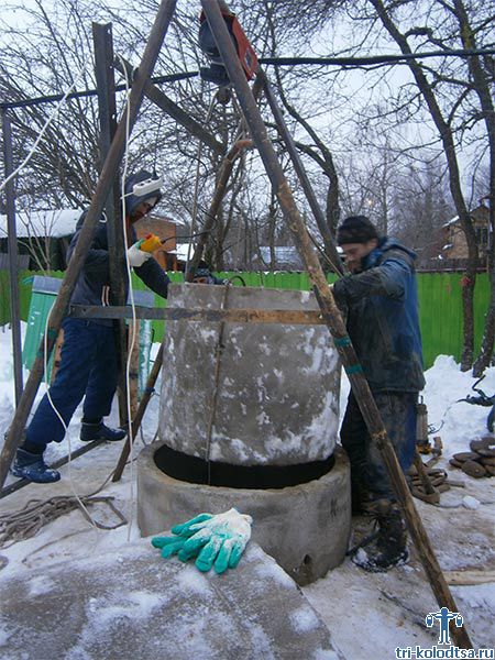 Восстановление водоносного слоя методом докопки колодца