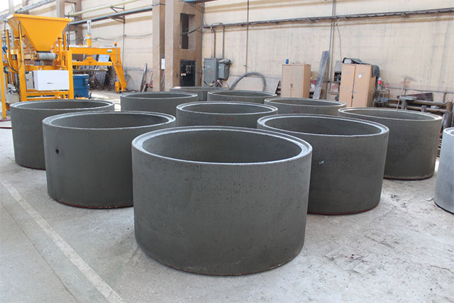 Производство бетонных колец для колодцев